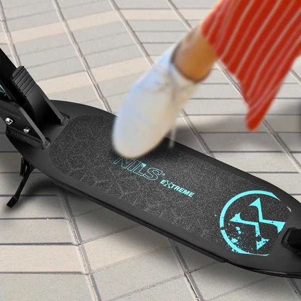 HM124T TURQUOISE MOTOROLERIS SU DISKINIU STABDŽIU NILS EXTREME