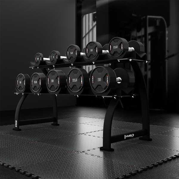 HPC 32,5kg poliuretano hantelio CPU HMS