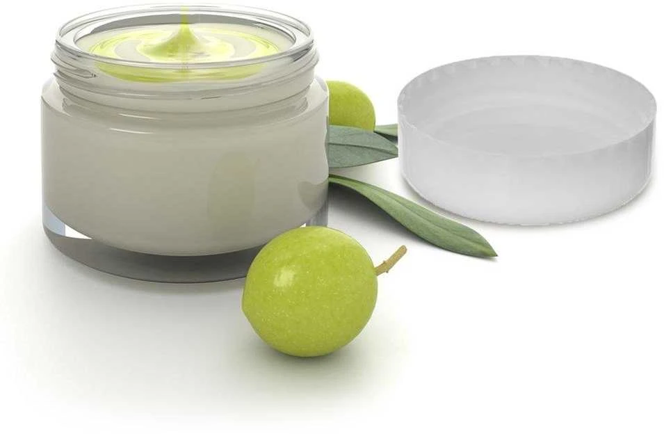 Indelis su užsukamu dangteliu kosmetikai, kreminis tepalas, 20 ml, kelioninis dydis lėktuvui