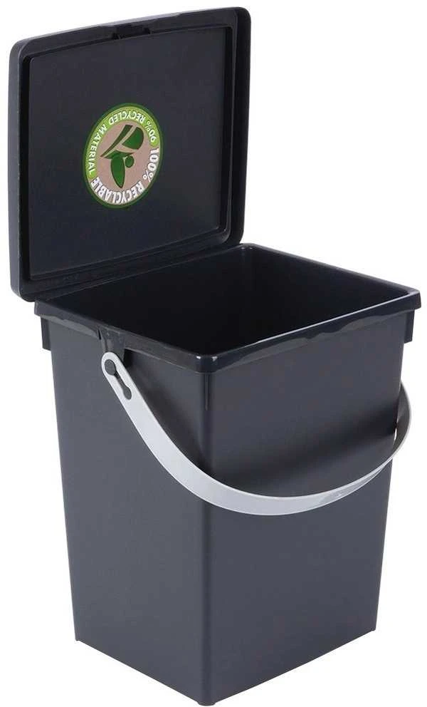 Juoda laikymo talpa 5,5 l
