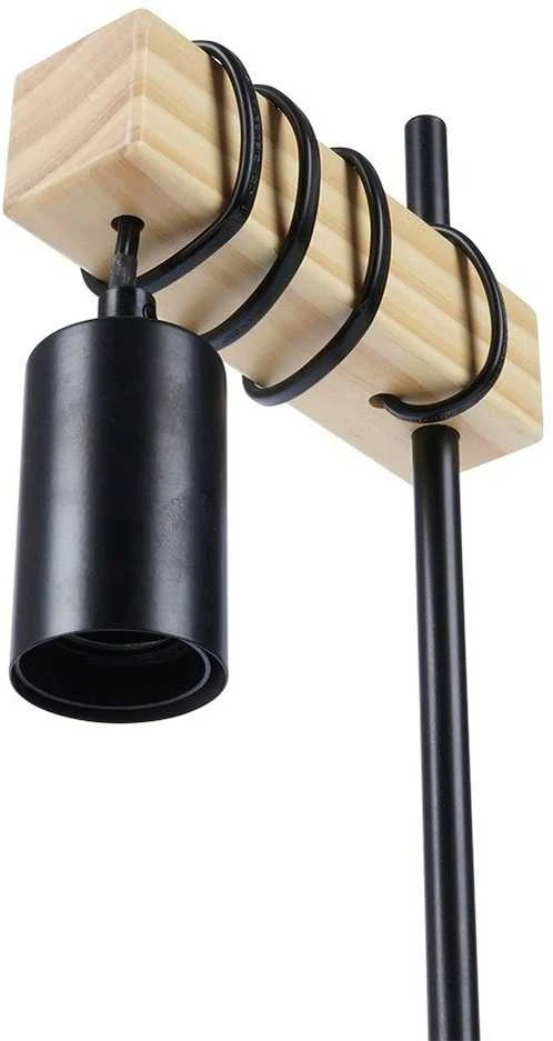 Juoda stalinė lempa 51 cm