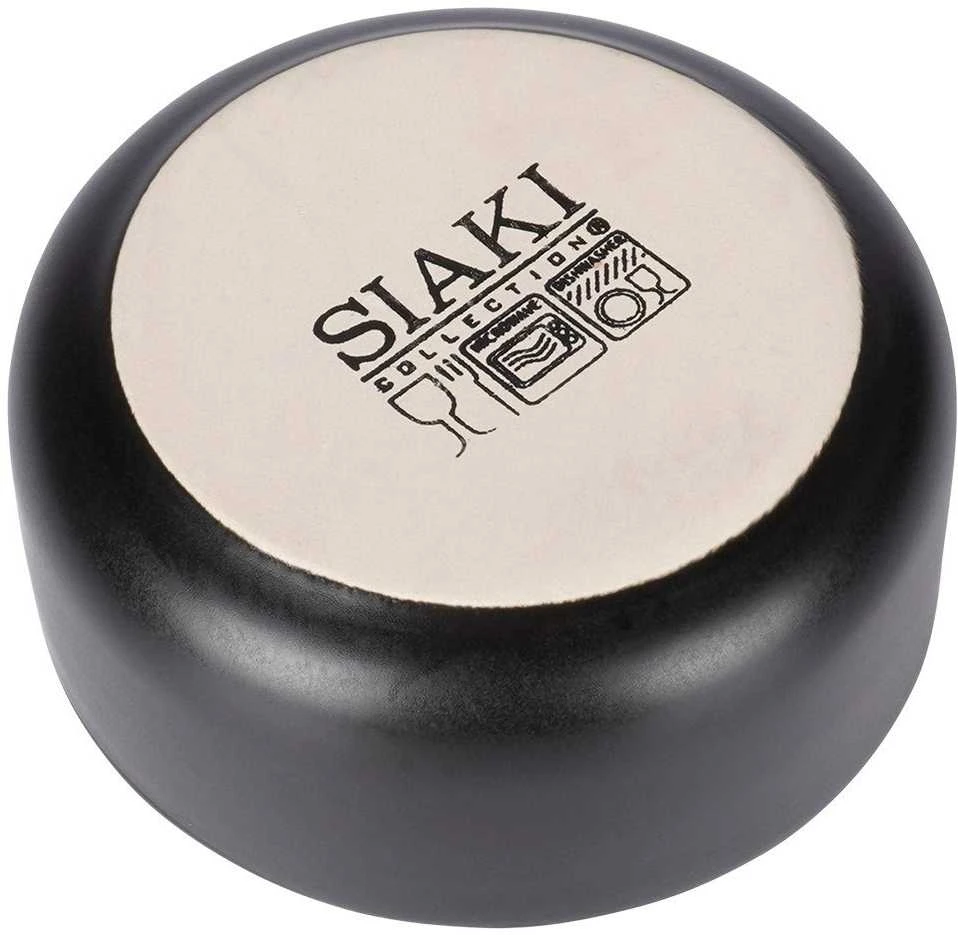 Juodas keramikinis dubuo 9 cm, 150 ml