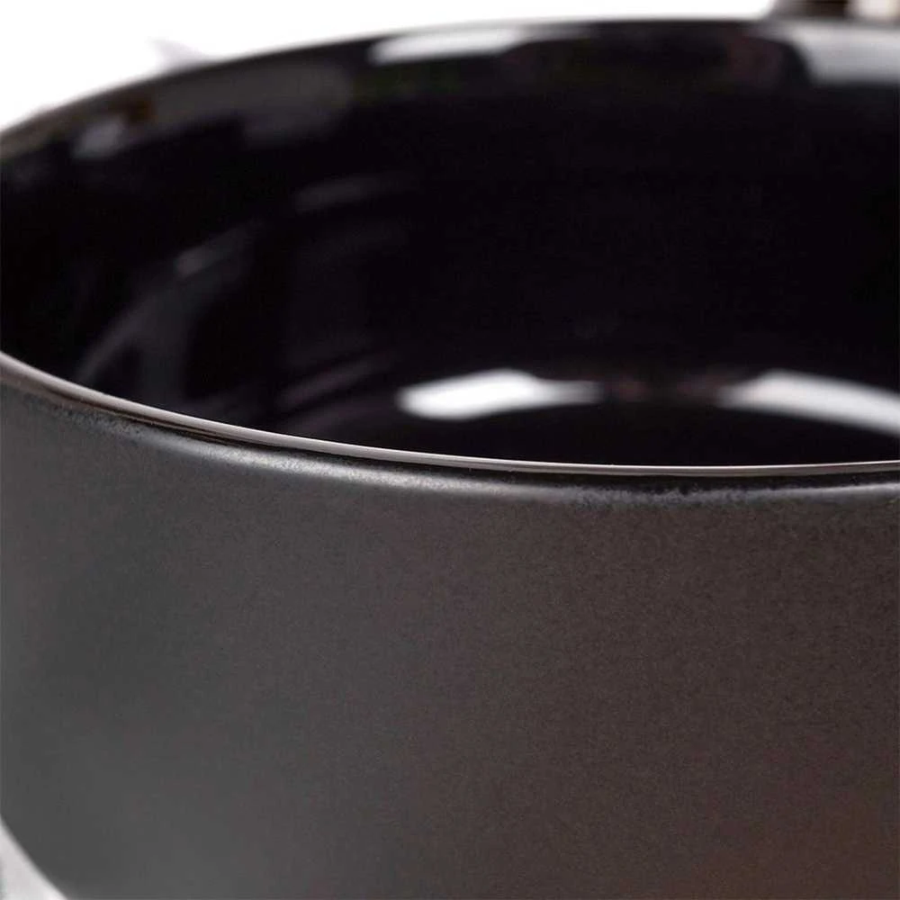 Juodas keramikinis dubuo 9 cm, 150 ml