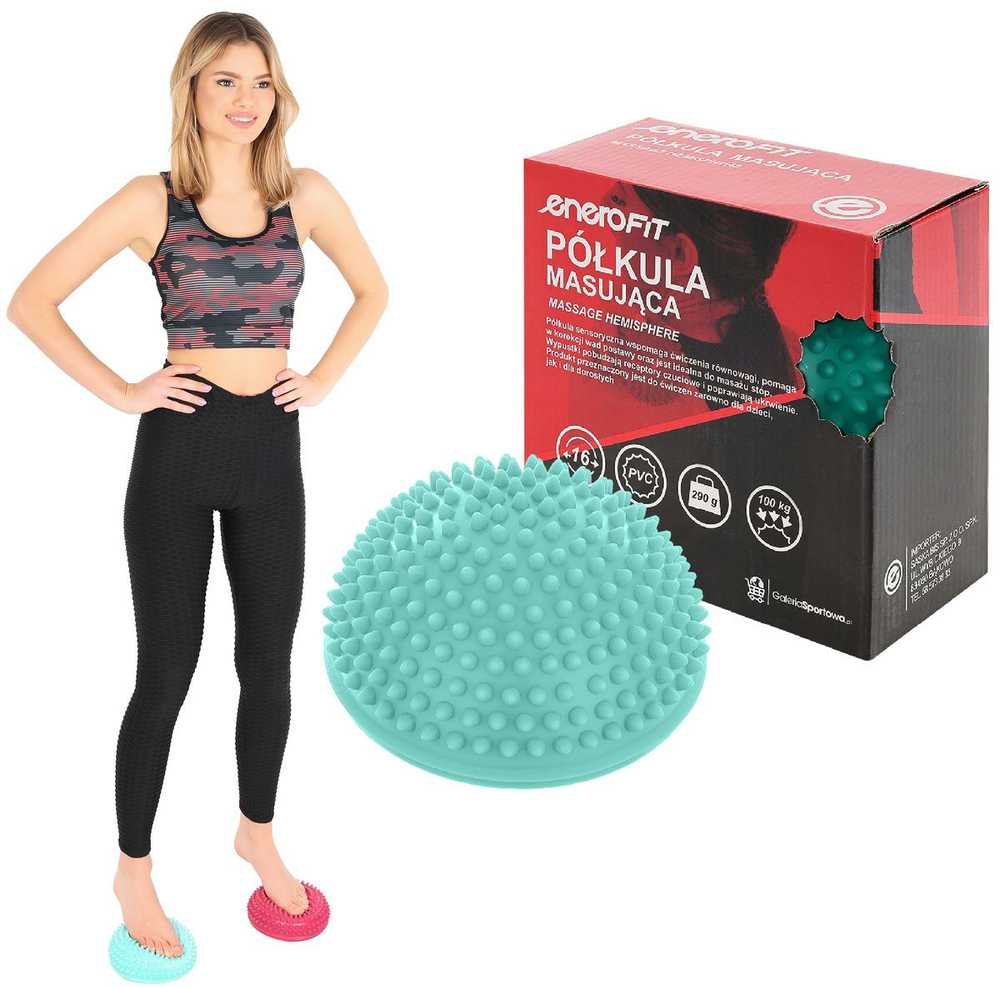 JUTIMINIS PUSRUTULIS MASAŽUI SU SPICS MINT ENERO FIT