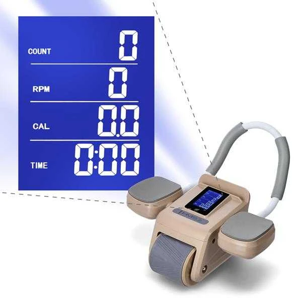 KA08 BROWN ABS AUTOMATINIS PILVO RAUMENŲ MANTINIMO RATAS SU LCD EKRANU IR HMS Įkrovimu