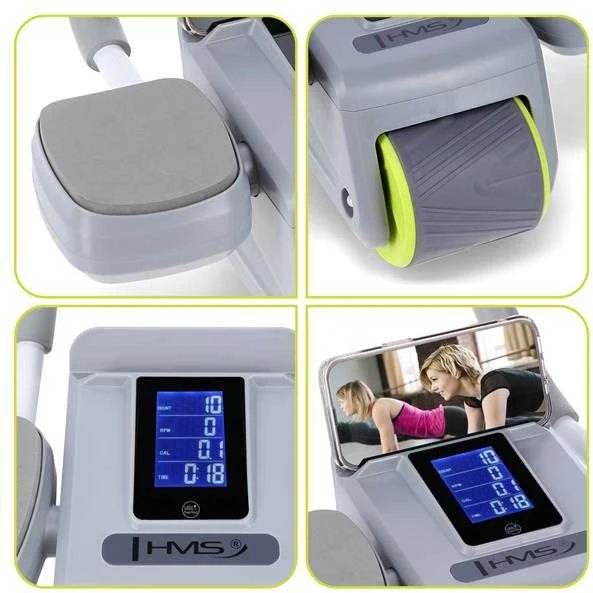 KA08 Pilkas ABS AUTOMATINIS PILVO RAUMENŲ MANTINIMO RATAS SU LCD EKRANU IR HMS Įkrovimu
