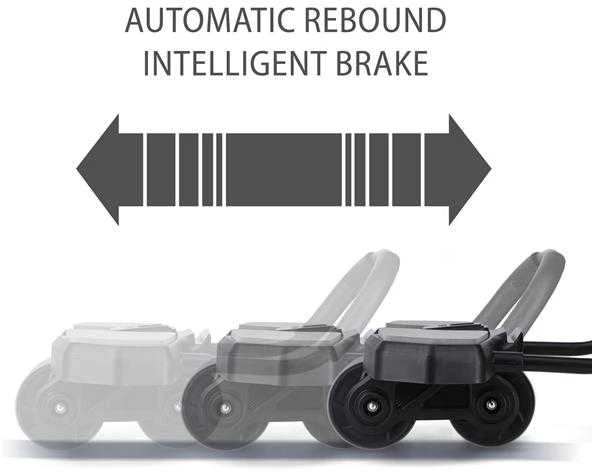 KA10 Juodas ABS WHEEL AUTOMATINIS RATAS ABSTRAKTIEMS RAUMENŲ PRATIMAS SU ATRAMA