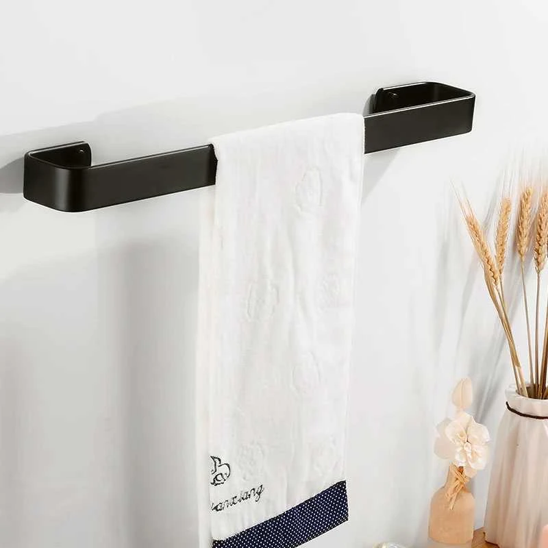 Kasos metalinė sieninė kabykla 30 cm juoda palėpė