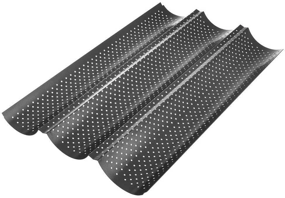 Kepimo skardinis batono padėklas 38 cm batonams
