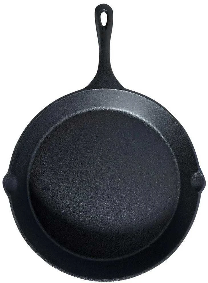 Ketaus keptuvė su silikoniniu dangteliu CAST LINE 30 cm