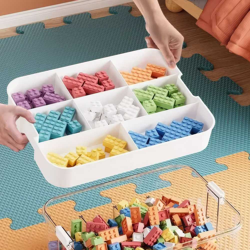 Keturių aukštų dėžė LEGO žaislams