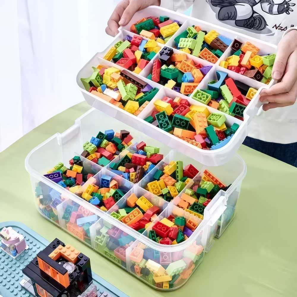 Keturių aukštų dėžė LEGO žaislams