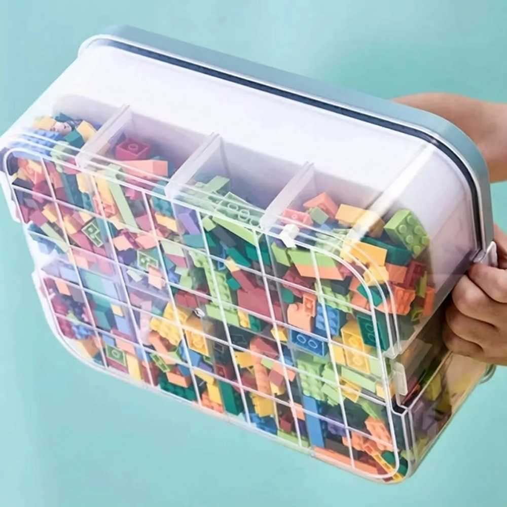 Keturių aukštų dėžė LEGO žaislams
