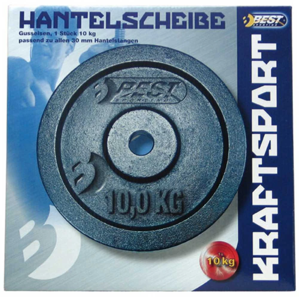 KETUS Juodas SVORIS 10 KG BEST SPORTING FI 30MM