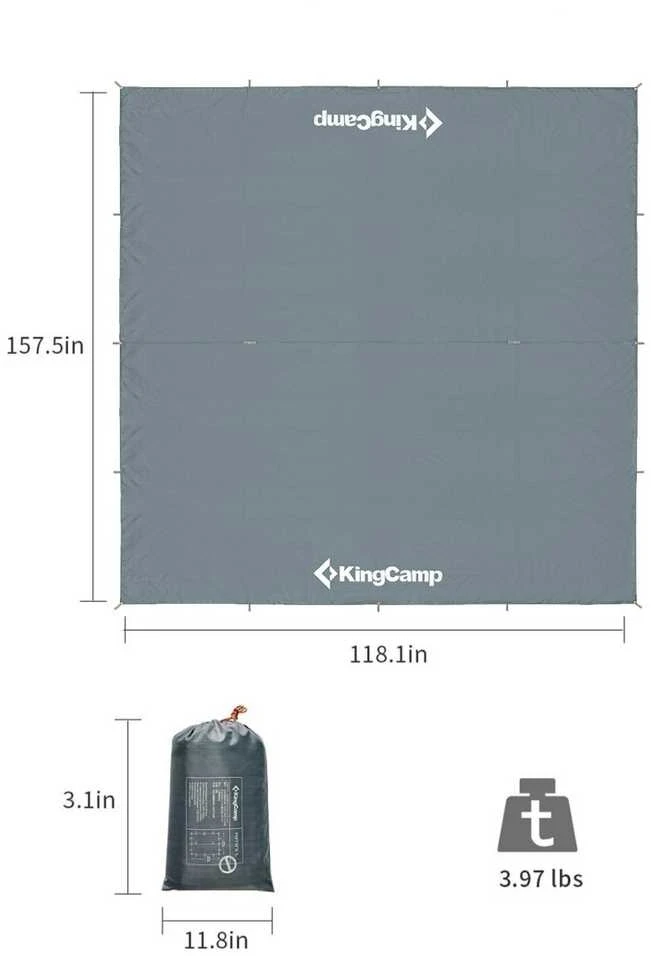 KING CAMP Rimini L Tourist Garden Tarp