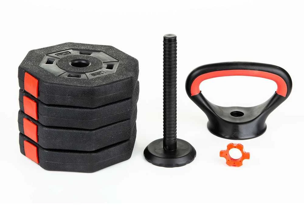 KOMPOZICINIS hantelis KETTLEBELL 10 KG (4X2.5KG) EB FIT