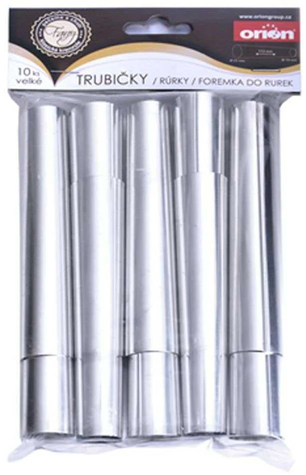 Konditerijos vamzdeliai, formelės, vamzdelių formelės, 10 vnt., 10 cm