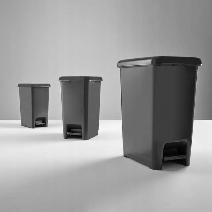 Konteineris su pedalu SLIM 25 L 270x362x468 mm