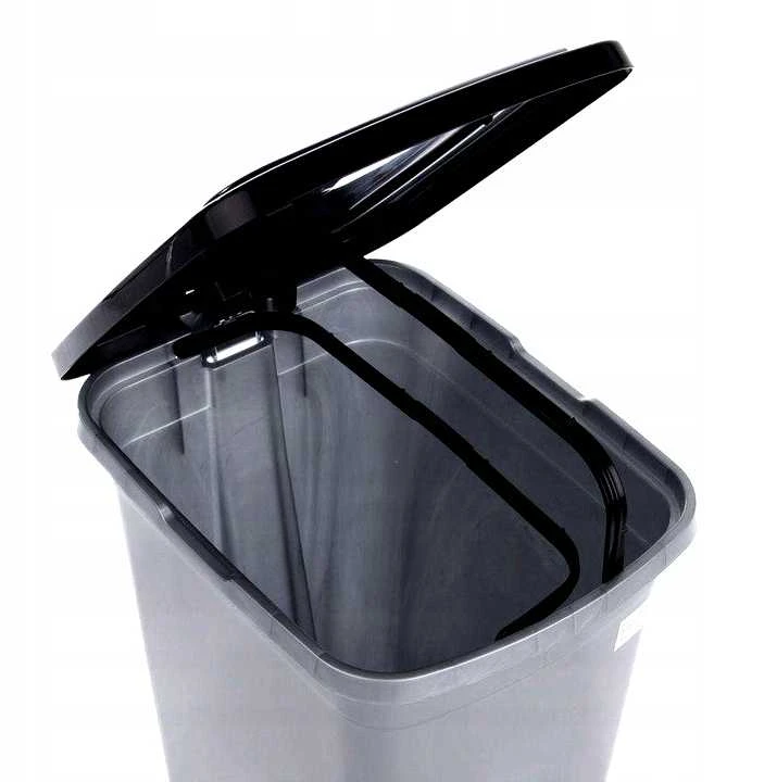 Konteineris su pedalu SLIM 40 L 424x310x548 mm