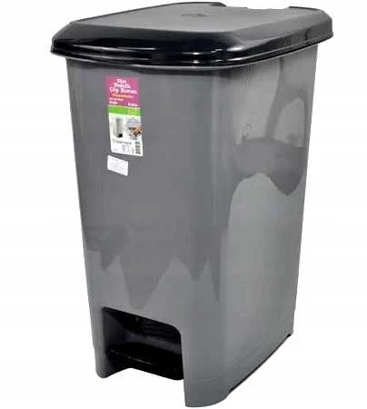 Konteineris su pedalu SLIM 60 L 490x356x632 mm