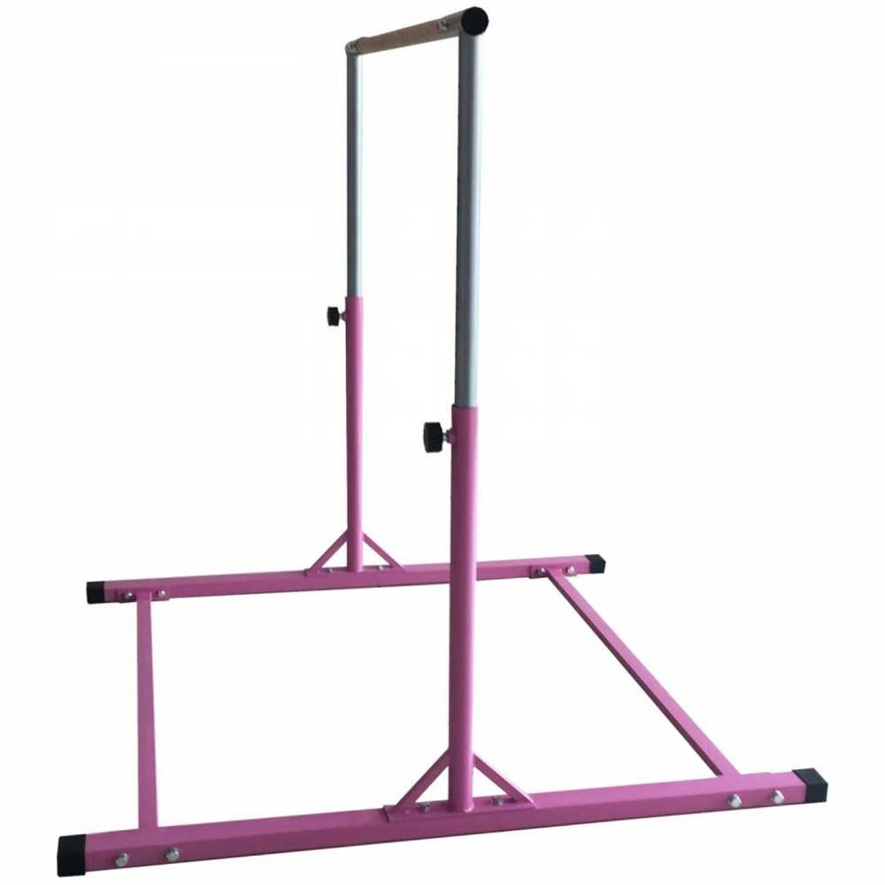 Laisvai stovinti gimnastikos juosta 150 cm rožinė