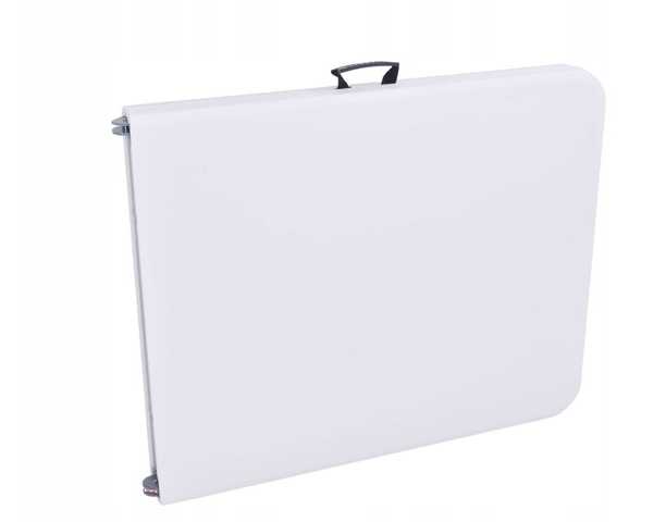Lauko baldų komplektas Maitinimo komplektas FETA Baltas 180 cm + 6 BASICO kėdės