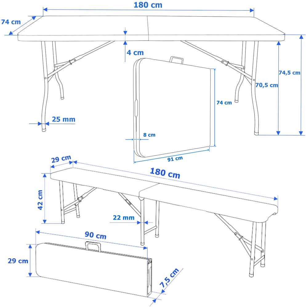 Lauko baldų komplektas Maitinimo komplektas Rotango juodas stalas 180 cm + 2 suolai