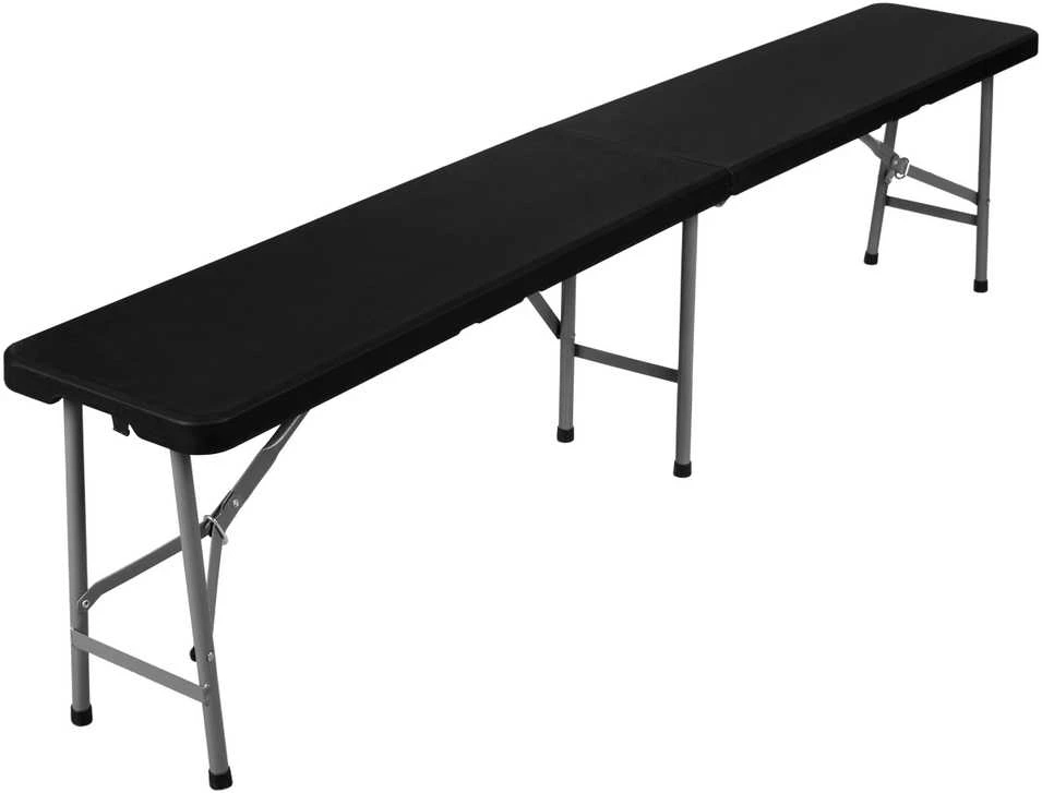 Sulankstomas maitinimo suolas 180 cm, juodas