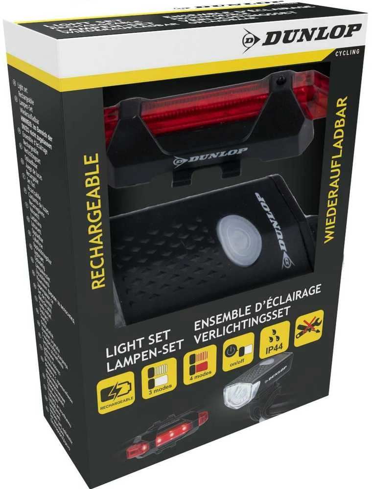 LED DVIRAČIO ŠVIETIMO RINKINYS PRIEKINIS IR GALINIS DUNLOP USB ĮKROVIMAS