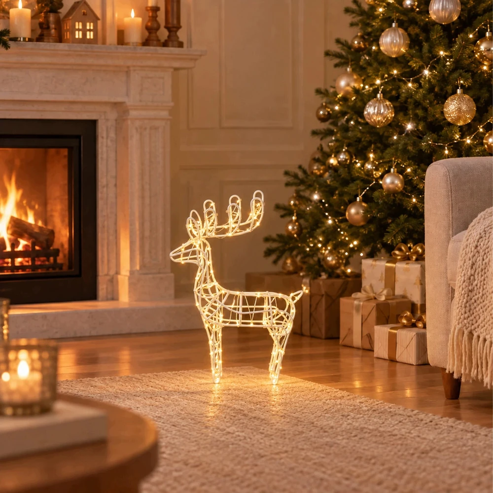 LED lauko šviečiantys elniai namų sodui - Rudolf