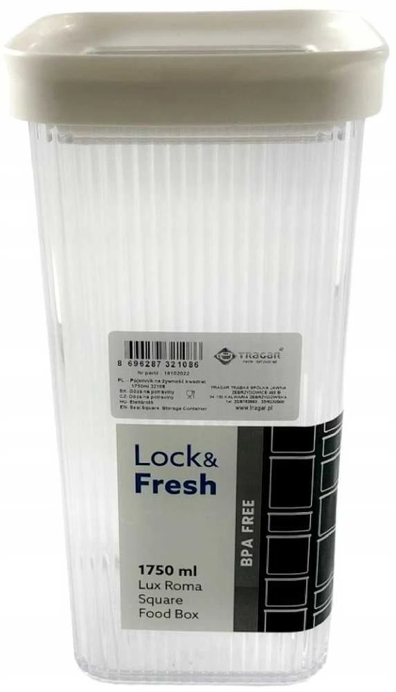LINE PLUS kvadratinė maisto talpa 1750 ml