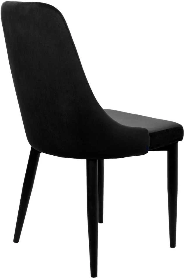 LORIENT VELVET juodo aksomo kėdė