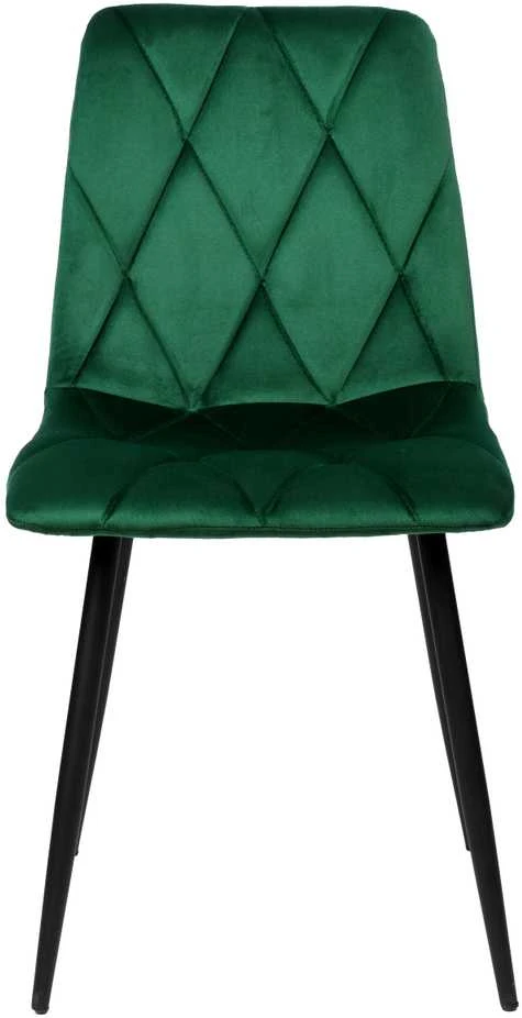 Madison Velvet minkšta aksominė kėdė, tamsiai žalia