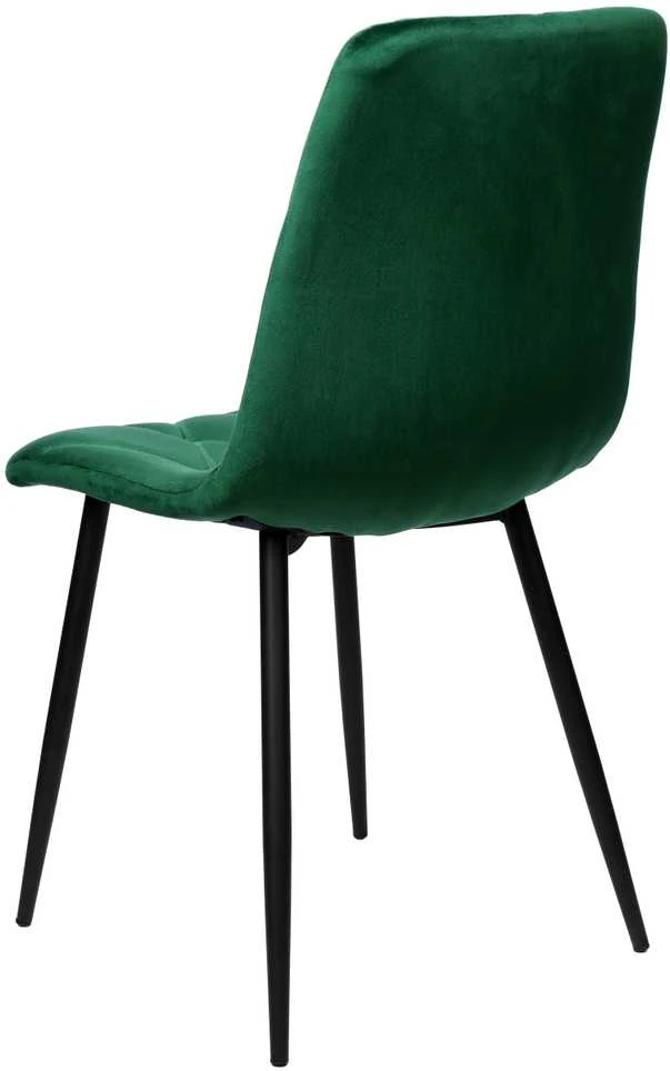Madison Velvet minkšta aksominė kėdė, tamsiai žalia