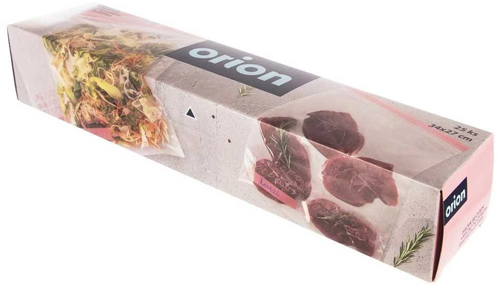 Maišeliai su užtrauktuku maistui 25 vnt.