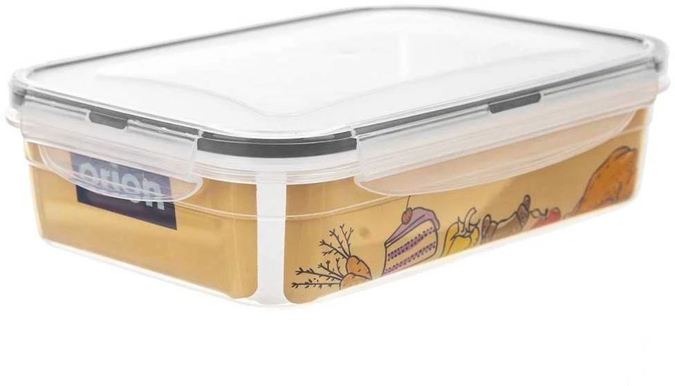 Maisto indas padalintas sandarikliu, sandarus, su skyreliais, 2 priešpiečių dėžutės įdėklai, 1 l