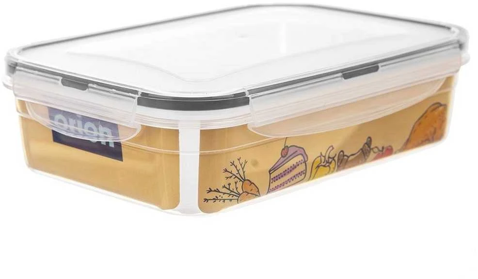 Maisto indas padalintas su sandarikliu, sandarus, su skyreliais, 3 įdėklai, priešpiečių dėžutė, 1 l