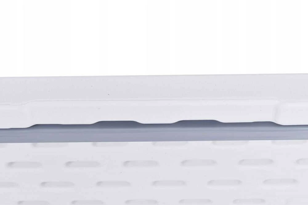 Maitinimo stalas FETA, sulankstomas į lagaminą, 180 cm, baltas
