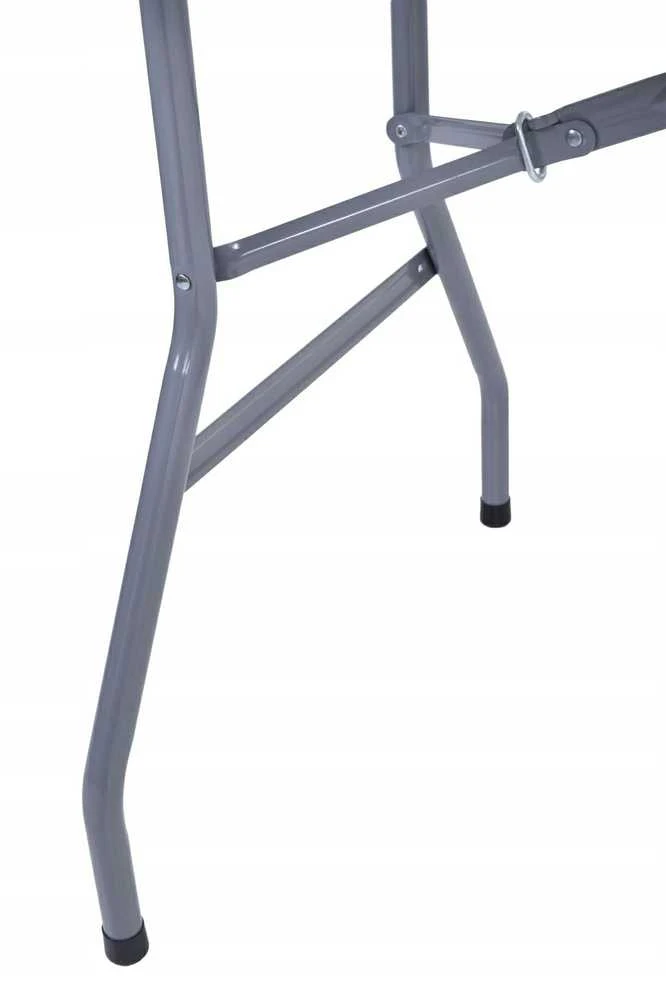 Maitinimo stalas FETA, sulankstomas į lagaminą, 180 cm, baltas