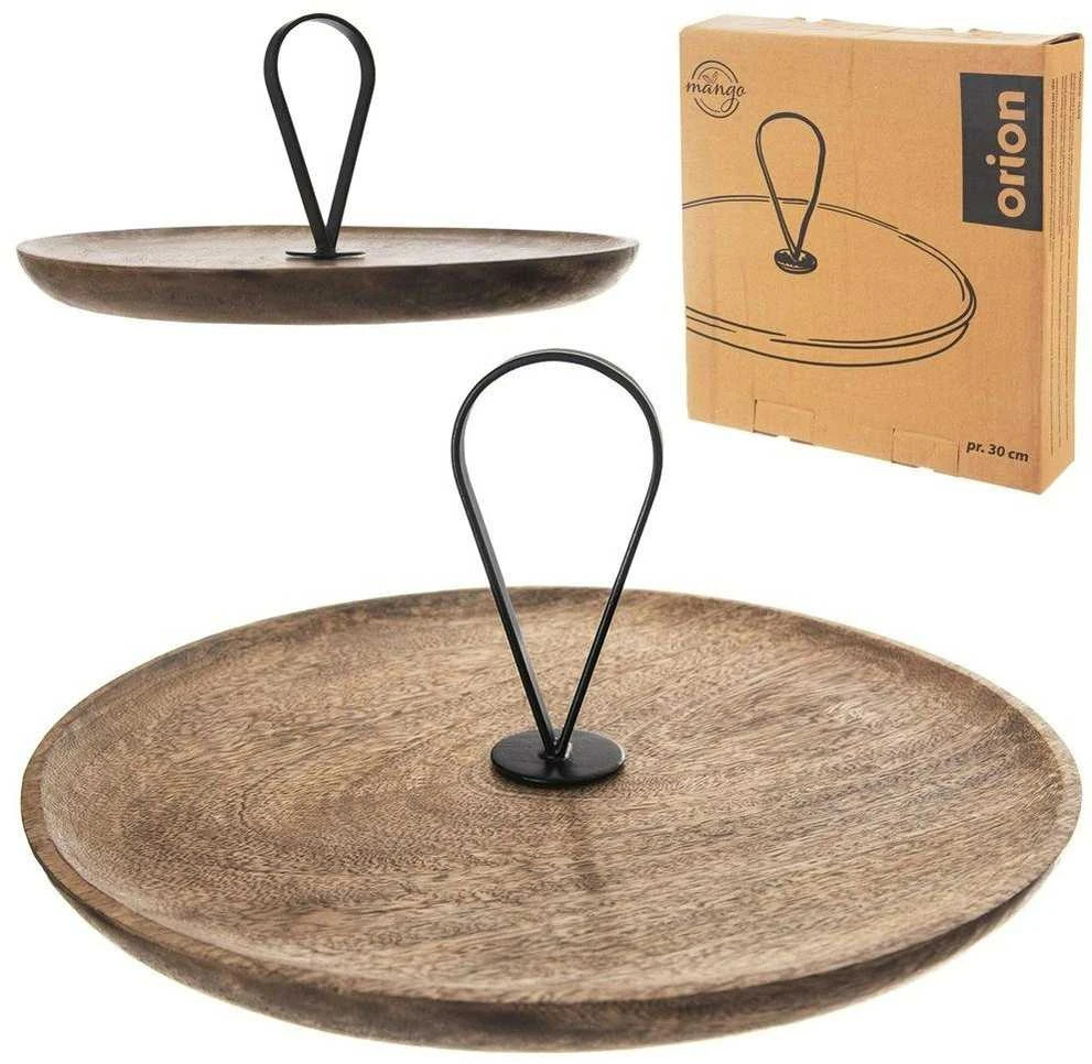 MANGO medinė lėkštė 30,5 cm