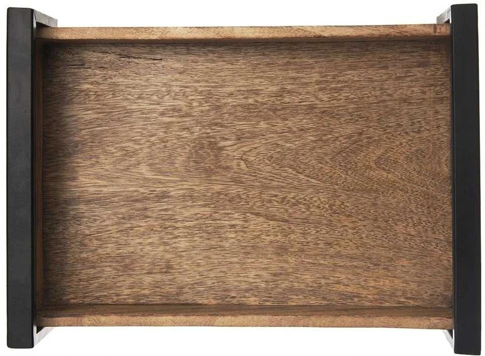 MANGO medinis serviravimo padėklas 35,5x27 cm