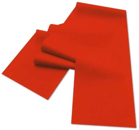 Mankštos guma 120 x 15 x 0,5 mm - žalia