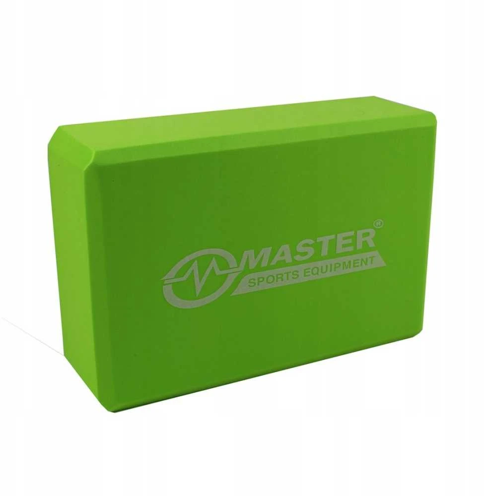 MASTER Žalias Yoga Block 23 x 15 x 7,5 cm