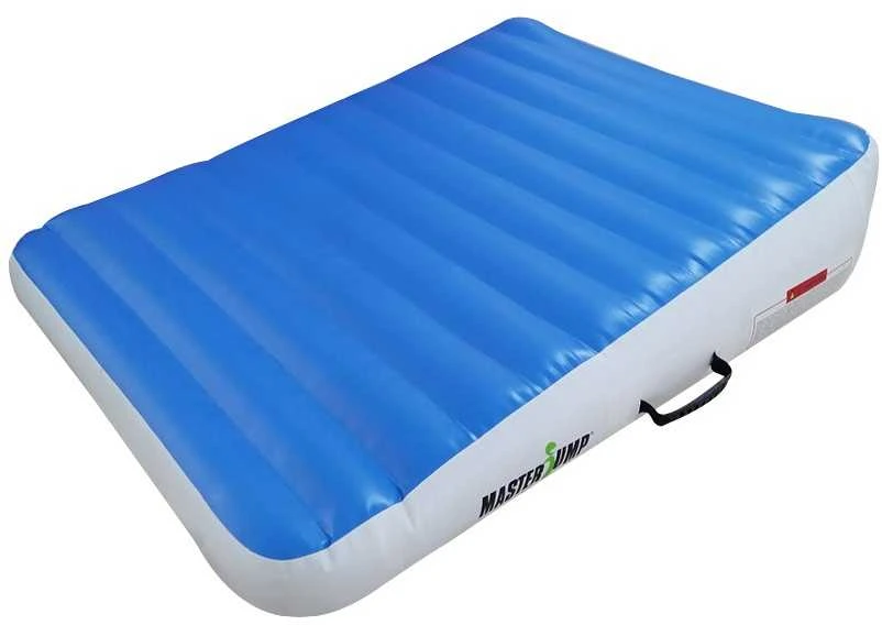 MASTERJUMP pripučiamas pakreiptas kilimėlis 180 x 120 x 20-65 cm