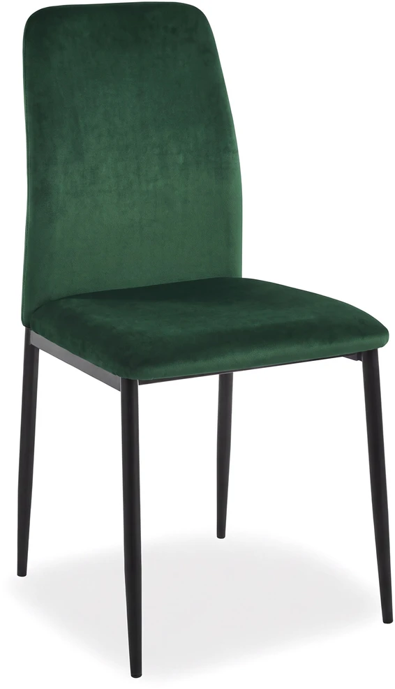 MAVERIK BIS Velvet tamsiai žalia minkšta aksominė kėdė