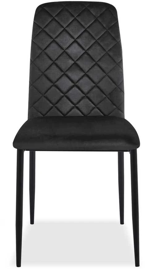 MAVERIK VELVET kėdė, juoda