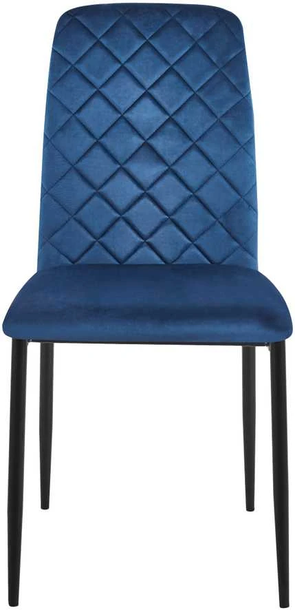 MAVERIK VELVET kėdė, tamsiai mėlyna