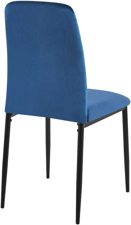 MAVERIK VELVET kėdė, tamsiai mėlyna