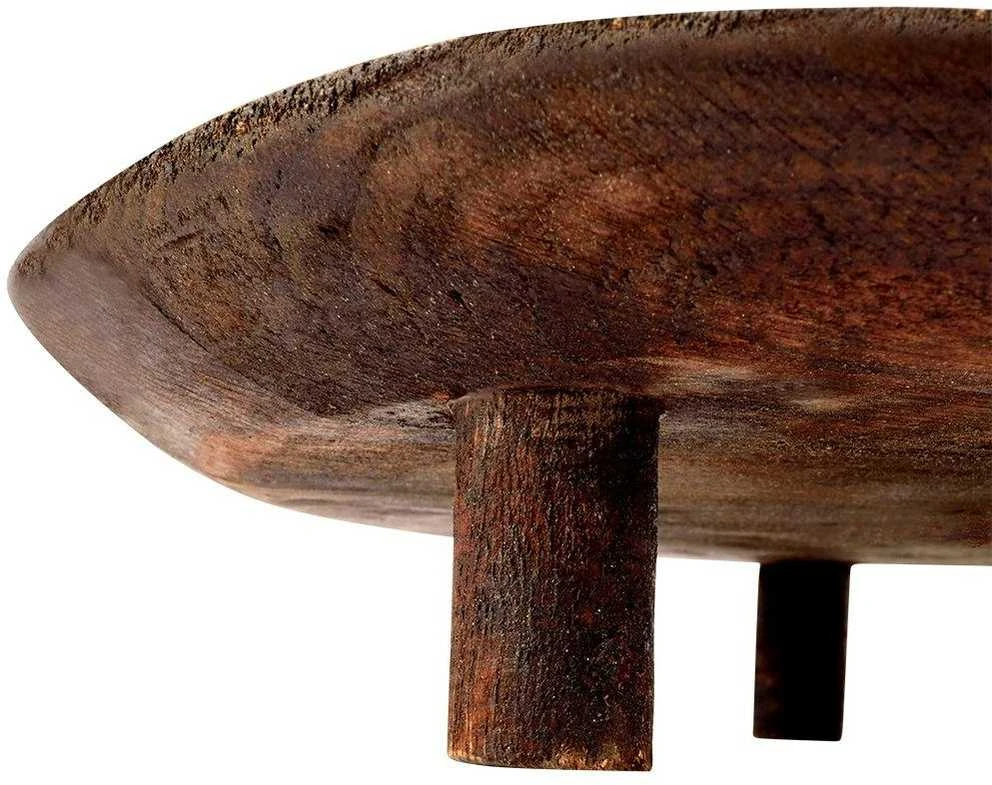 Medinė lenta/servavimo padėklas su kojelėmis, 30 cm