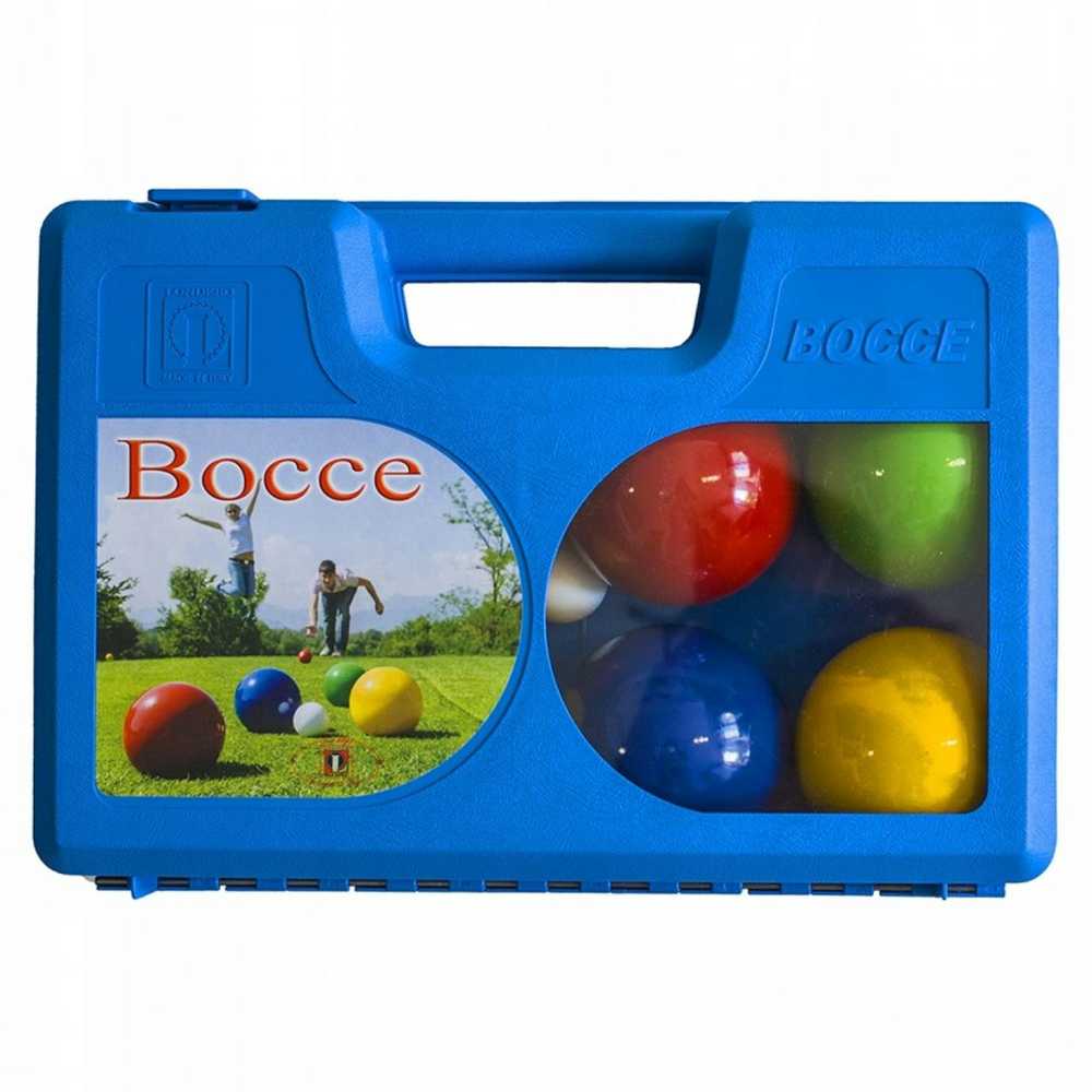 Mediniai žaidimo kamuoliukai 8 vnt - Boule, Boule, Petanque LONDERO 100 mm lagamine